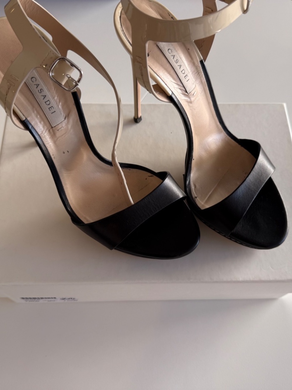 Casadei Tiffany High Heels Sandals Size IT 40 - Picture 2 of 3